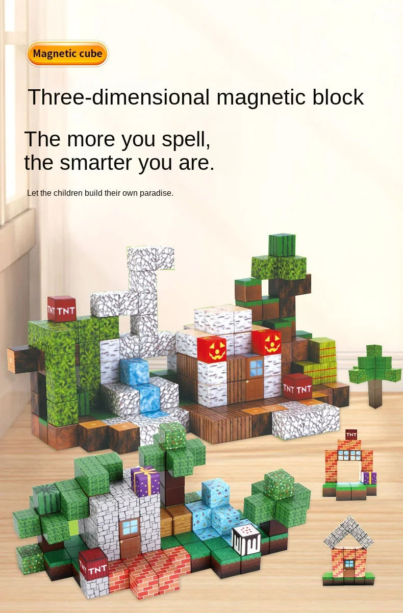 Magnetic Builder Blocks – Creative Construction Set for Kids