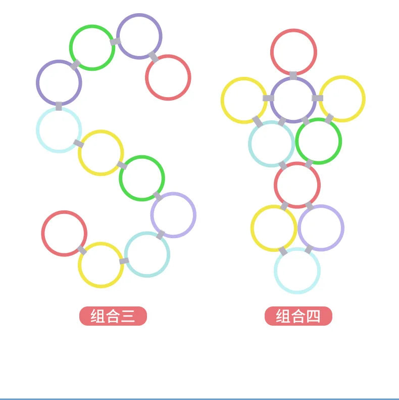 Kids Jump Ring Set – Outdoor Balance & Fitness Game (10 Rings)