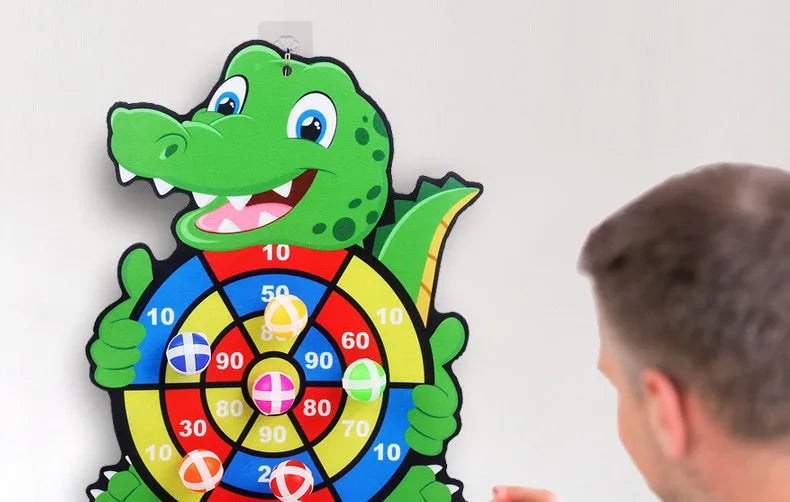 Montessori Animal Dart Board – Safe Sticky Ball Game for Kids (LIMITED STOCK!)