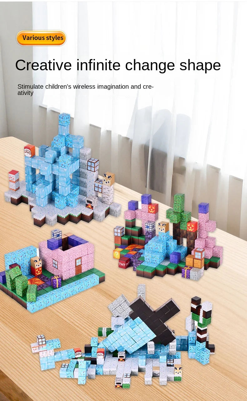 Magnetic Builder Blocks – Creative Construction Set for Kids