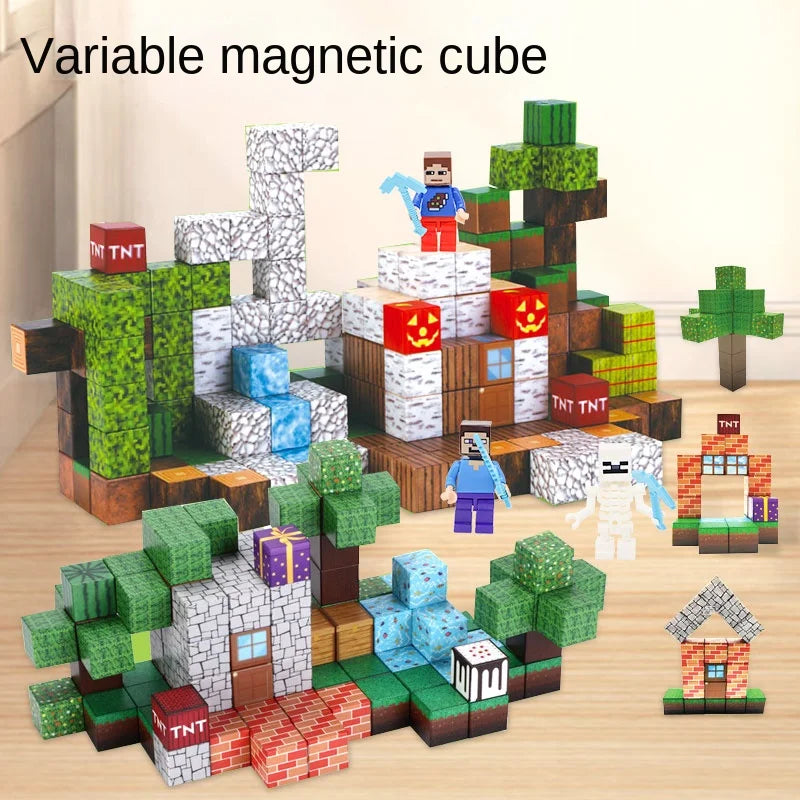 Magnetic Builder Blocks – Creative Construction Set for Kids